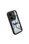 Tecno Camon 20 Compatible Black Silicone Lily and Butterfly Patterned Elegan Styles Phone Case - 3
