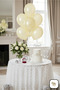 Metallic Cream Party Balloon Helium Compatible Organization Decoration - 3