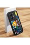 Tecno Spark 20/20C Compatible Black Silicone Van Gogh Starry Night Patterned Anti-Slip Phone Case - 2