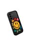 Samsung Galaxy A56 Compatible Black Silicone Fun Patterned Shock Absorbing Phone Case - 3