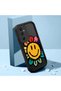 Samsung Galaxy A05S Compatible Black Silicone Fun Patterned Shock Absorbing Phone Case - 2