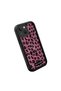 iPhone 14 Compatible Black High Quality Silicone Leopard Pattern Kitty Phone Case - 3