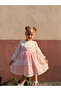 Baby Girl Dress Long Sleeve Vintage Puffy Satin Birthday Special Occasion Wedding Holiday Children's Dress