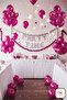 Metallic Fuchsia Party Balloon Helium Compatible Organization Decoration - 2