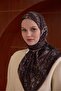 Winter Bloom Soft Scarf 1242 Light Gray - 5
