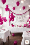 Metallic Fuchsia Party Balloon Helium Compatible Organization Decoration - 4