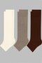 3 Pairs of Toeless Basic Cotton Yoga Leggings