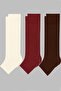 3 Pairs of Toeless Basic Cotton Yoga Leggings