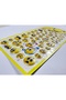 3D Embossed Emoji Sticker Set - Smiley Face Sticker for Teachers, Students, and Children - 3