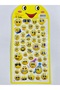 3D Embossed Emoji Sticker Set - Smiley Face Sticker for Teachers, Students, and Children - 6