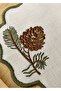 6-Piece Embroidered Presentation Napkins, Coffee Presentation Napkins, Cocktail Napkins - 2