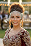 Damla Stone Intense Tassel Bridal Headpiece – Forehead Evening Dress Hair Accessory - 6