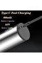 طقم مطحنة ملح وفلفل كهربائية قابلة لإعادة الشحن عبر منفذ USB - مزودة بإضاءة LED ومطحنة سيراميك قابلة للتعديل - 8