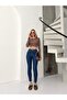 High waisted narrow leg pants