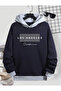 Unisex Los Angeles Printed Oversize Hooded Sweatshirt
