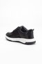 Genuine Leather Men's Casual Daily Shoes Black Faylon Sole Side Printed - 5