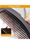 Dandruff & Lice Comb Set – Fine Tooth Stainless Steel Scalp Detox Massage Tool (2PCS) - 5
