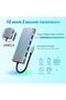 11-in-1 USB-C Hub with 4K HDMI, VGA, PD Charging, USB 3.0, Ethernet, SD/TF for Laptop & MacBook - 6