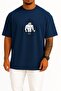 Oversized Never Skip Leg Day Gym Fitness Chest Printed Unisex T-Shirt