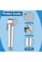 Handheld Shattaf Bidet Sprayer Heavy Duty Toilet Shower Spray for Bathroom & Diaper Cleaning Silver - 6