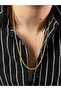 Men's Gold Chain Stainless Steel Necklace Does Not Lose Color Does Not Fade Unisex Does Not Fade Can Be Combined - 3