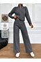 zippered 2-piece knit set