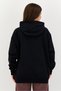 Women Oversized Fit Long Sleeve Outdoor Hoodie, Black - 3