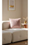 Luxury Textured Modern Black Plush Throw Pillow Cover Decorative Pillowcase 45X45 Furry 1Pc - 2