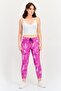 Women Dri-Fit Running 3/4 Tight, Fuchsia - 4