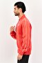 Men Sportswear Fit Long Sleeve Outdoor Jacket, Red - 3