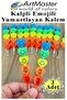 Heart Emoji Egg-Laying Pencil 3 Pieces Fun Gift Pencil Smiley Face Pencil