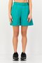 Women Standard Fit Textured Outdoor Shorts, Green