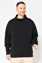 Men Sportswear Fit Long Sleeve Training Sweatshirt, Black