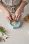 Handmade Ceramic Grater Plate (10 cm) - Garlic, Ginger, Fruit Puree and Baby Food Maker - 4