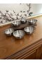 6-Piece Stainless Steel Snack Bowl, Ice Cream Serving Container (8.5 cm) Bowl Set Gift Dowry - 3