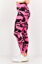 Women Tight Fit Training Leggings, Multicolor - 4