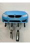 3D Printing Decorative Bmw M3 F30 Bright Blue Color Keychain with Front Model Design - 4