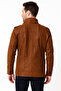 Coffee Color Premium Custom Design Genuine Leather Jacket - 2