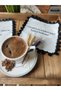 2 Decorative Heart-Shaped Coffee Napkins with Patterned Cocktail Coffee Side Serving Napkins - 6