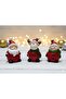 Christmas Themed 3-Piece Silicone Mold Set - Santa Claus, Deer, Snowman Figures