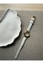 Öztel Vintage Minimalist Leather Cord Vintage Women's Wristwatch White - 8