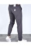 Men's Regular Fit Fabric Trousers Buttoned Flexible Waist Lace-Up Casual Basic Stretch Fabric Summer Stylish - 3
