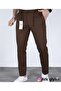Men's Regular Fit Fabric Trousers Buttoned Flexible Waist Lace-Up Casual Basic Stretch Fabric Summer Stylish