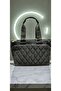Women's Khaki Waterproof Quilted Shoulder & Hand Bag – 3 Compartments Long Strap (30X25X12 cm) - 3