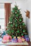 Green Christmas Ball Ornaments Peppermint Xmas Tree Home & HolidayFun Decor Pack of 4 - 4