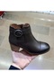 Women's Genuine Leather Orthopedic Thick Heel Non-Slip Rubber Sole Stylish, Comfortable, Daily Boots