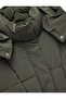 Removable Hooded Long Sleeve Zippered Water Repellent O Oversized Anorak Long Puffer Coat - 5