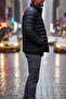 Men's Windproof Warm Lightweight Fiber Filled Puffer Jacket for Men - 2