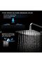 8 inch Rain Shower Head 8inch Large Top Spray Square Shower Head 304 Stainless Steel Ultra-Thin Powe - 2
