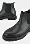 Men's Black Genuine Natural Leather Chelsea Boots Size 39-45-46 - 3